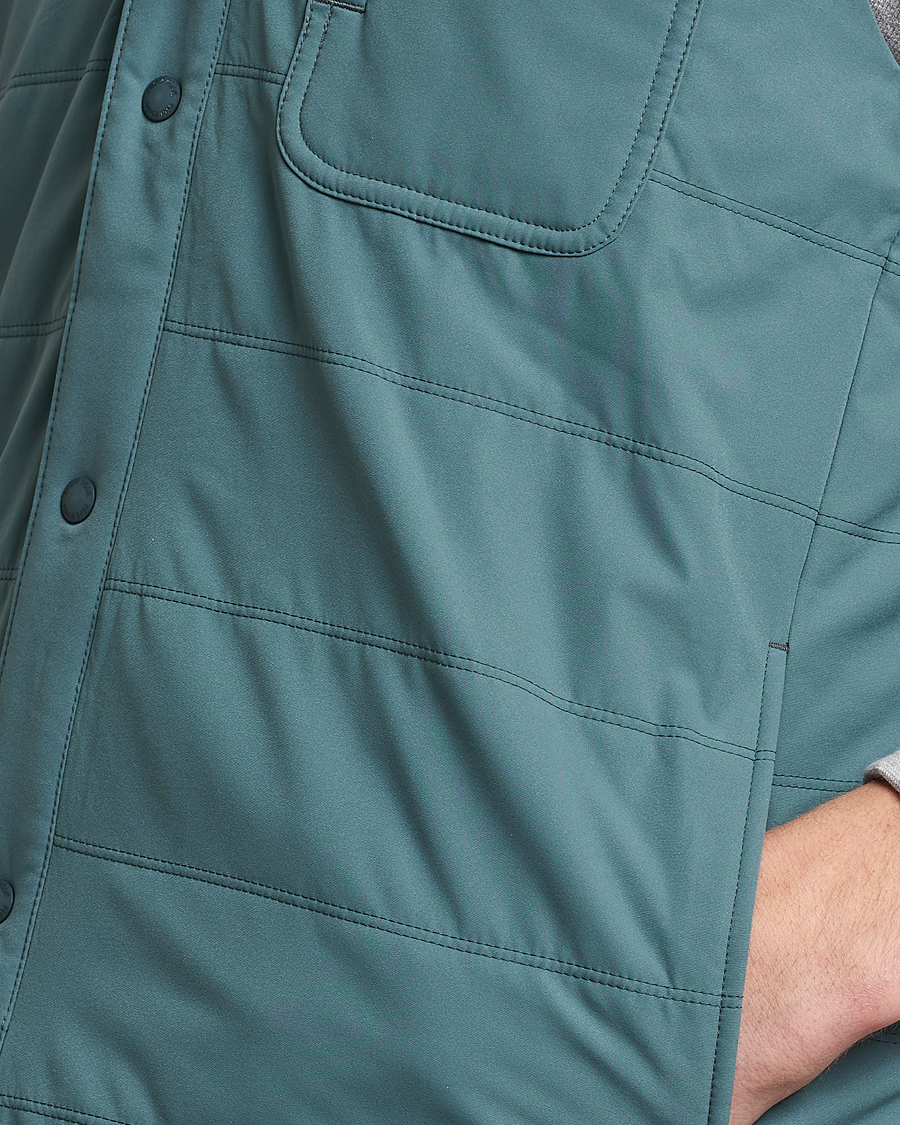 Men | Sweaters & Knitwear | Snow Peak | Flexible Insulated Vest Balsam Green