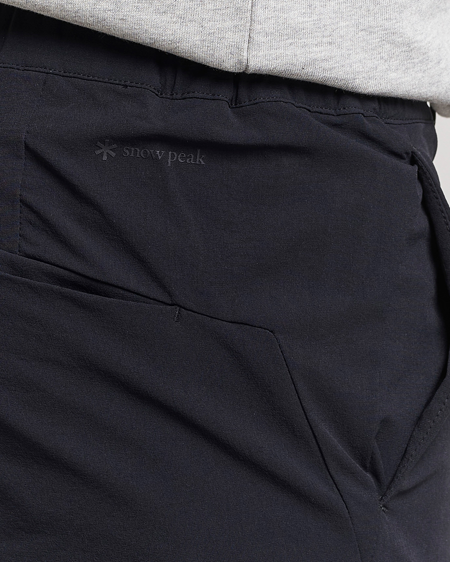 Men | Trousers | Snow Peak | Active Comfort Pants Black