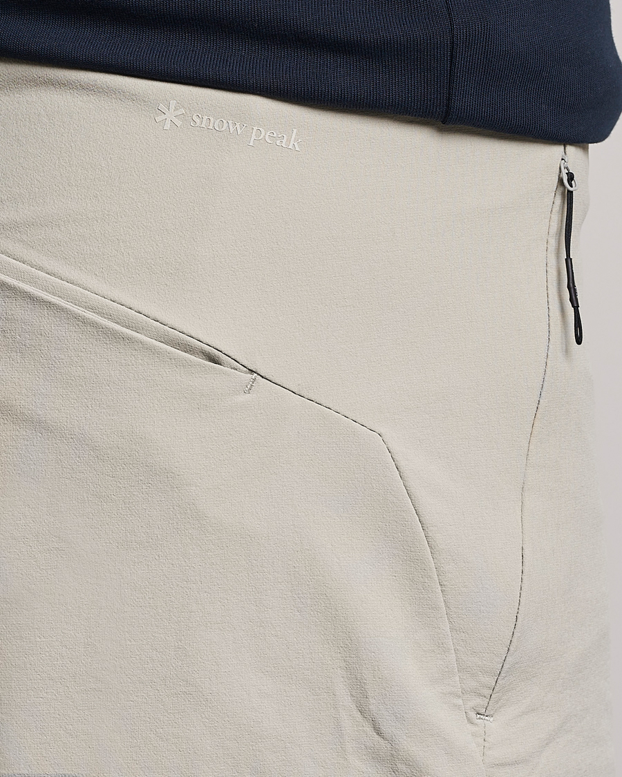 Men | Shorts | Snow Peak | Active Comfort Shorts Beige