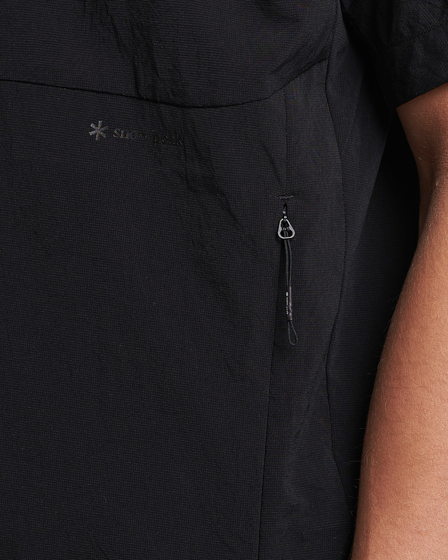 Men | Shirts | Snow Peak | Breathable Quick Dry Shirt Black