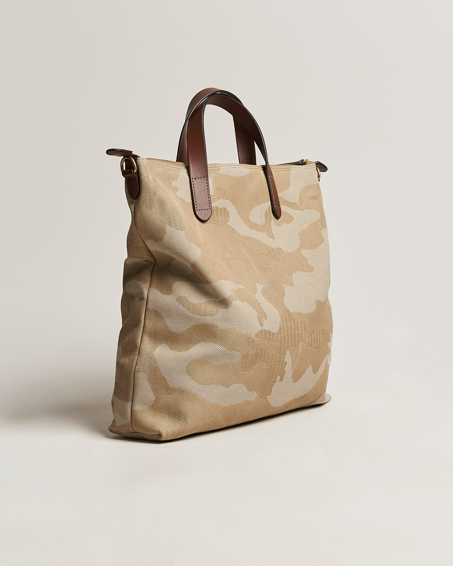 Men | Bags | Mismo | M/S Canvas Shopper Shades of Dune/Cuoio