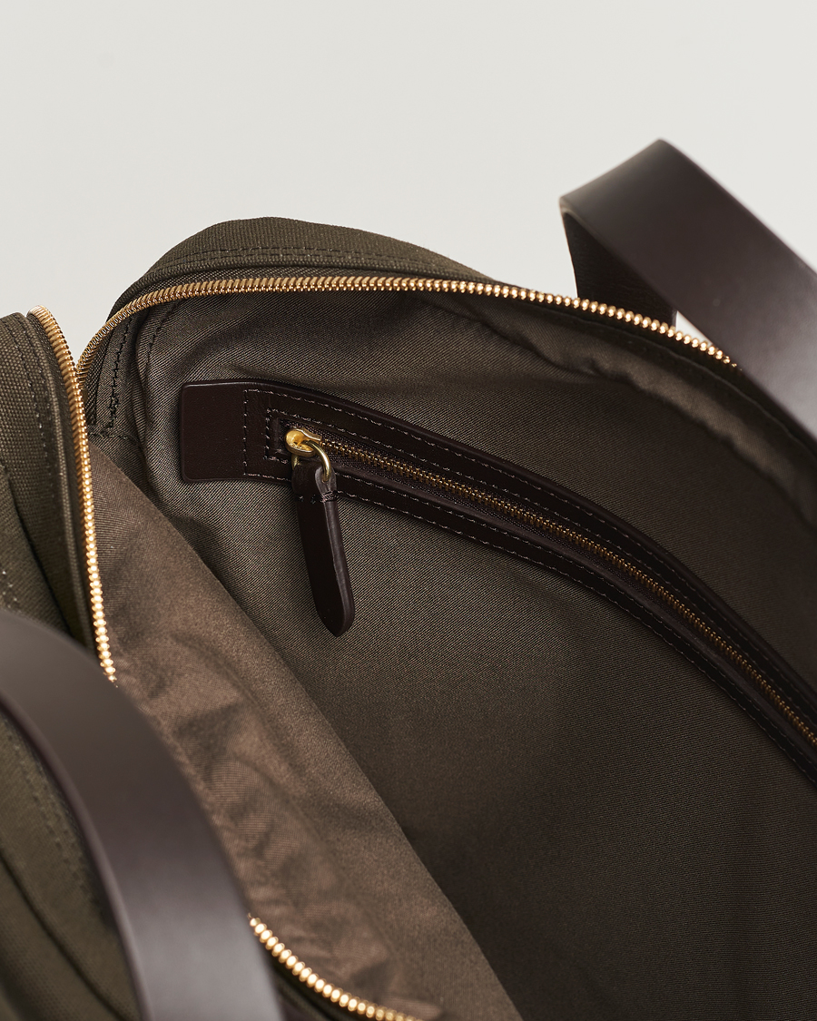 Men | Mismo M/S Endeavour Briefcase Army/Dark Brown | Mismo | M/S Endeavour Briefcase Army/Dark Brown