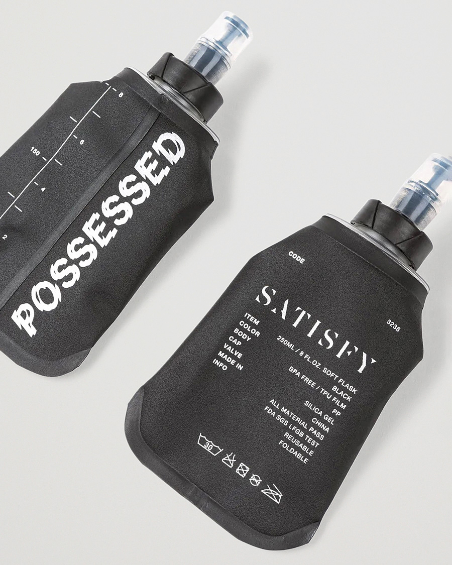 Men | Satisfy Justice Hydration Belt Black | Satisfy | Justice Hydration Belt Black
