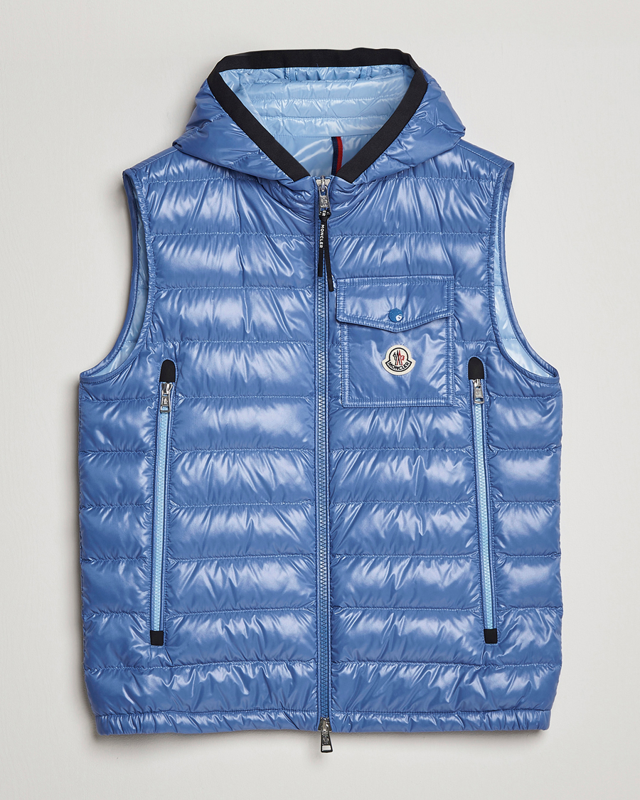 Men | Gilets | Moncler | Ragot Down Vest Light Blue