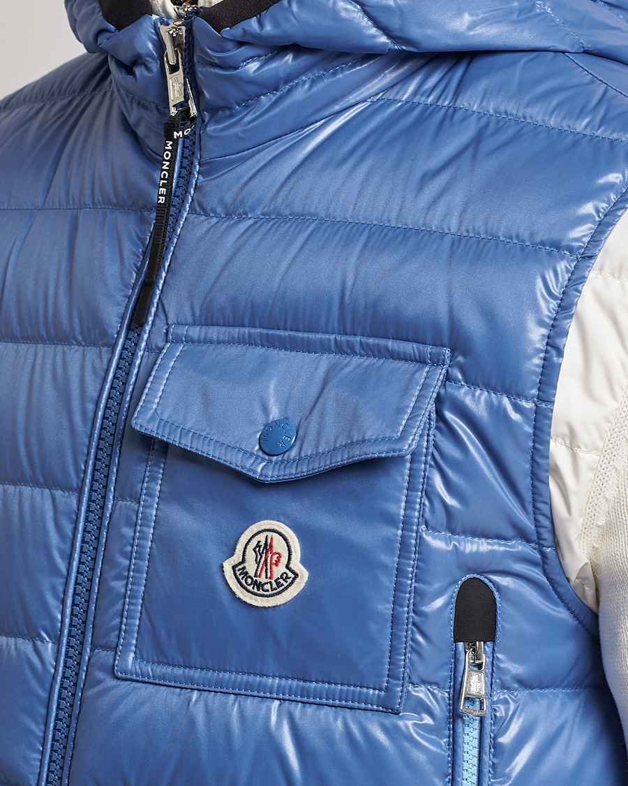 Men | Gilets | Moncler | Ragot Down Vest Light Blue