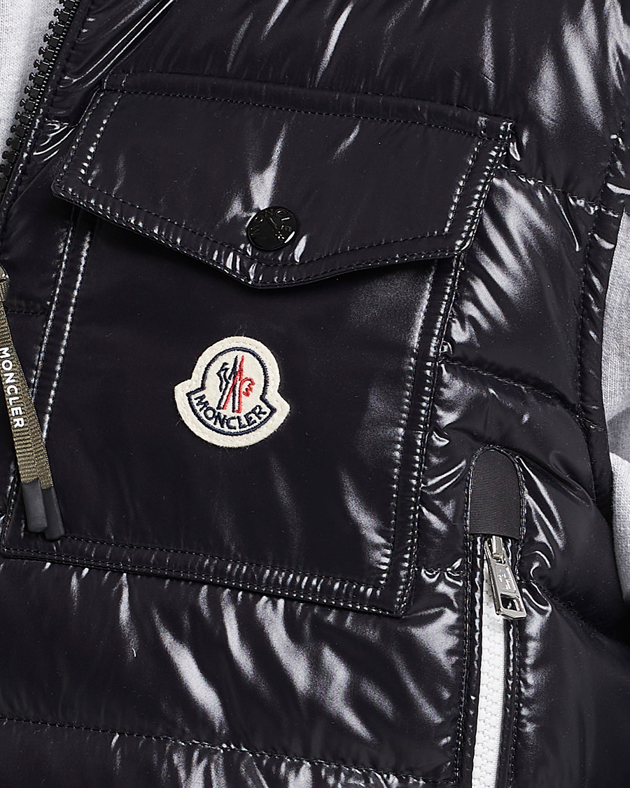 Men | Gilets | Moncler | Ragot Down Vest Black
