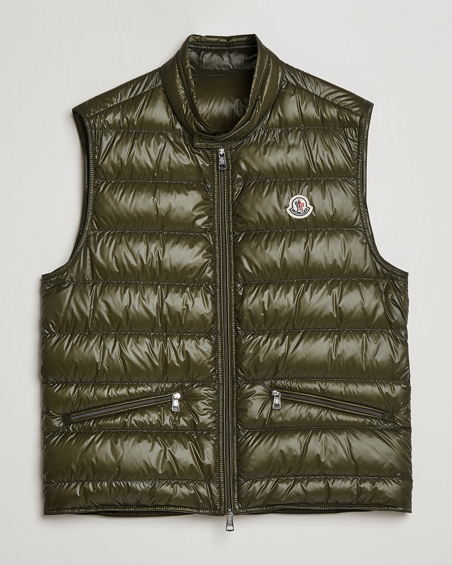 Men | Gilets | Moncler | Gui Down Vest Military Green