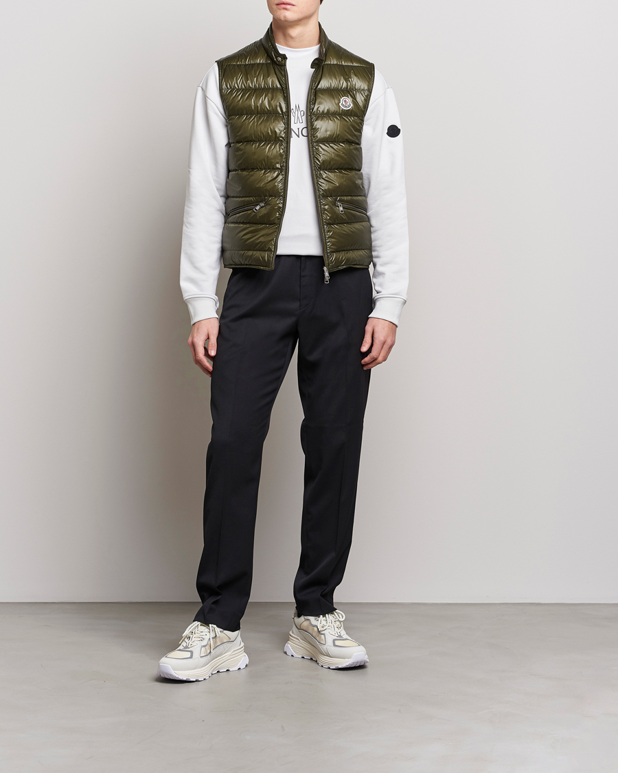 Men | Gilets | Moncler | Gui Down Vest Military Green