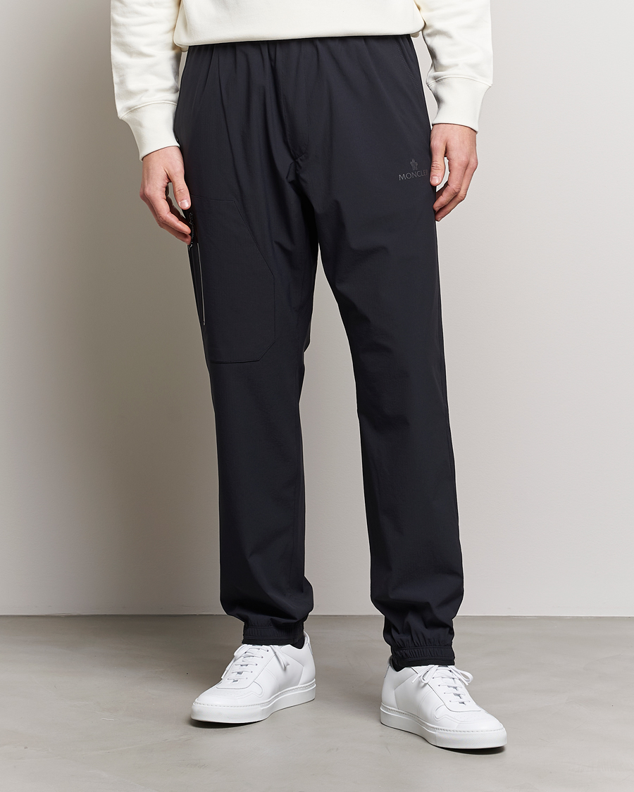 Men | Trousers | Moncler | Drawstring Trousers Black