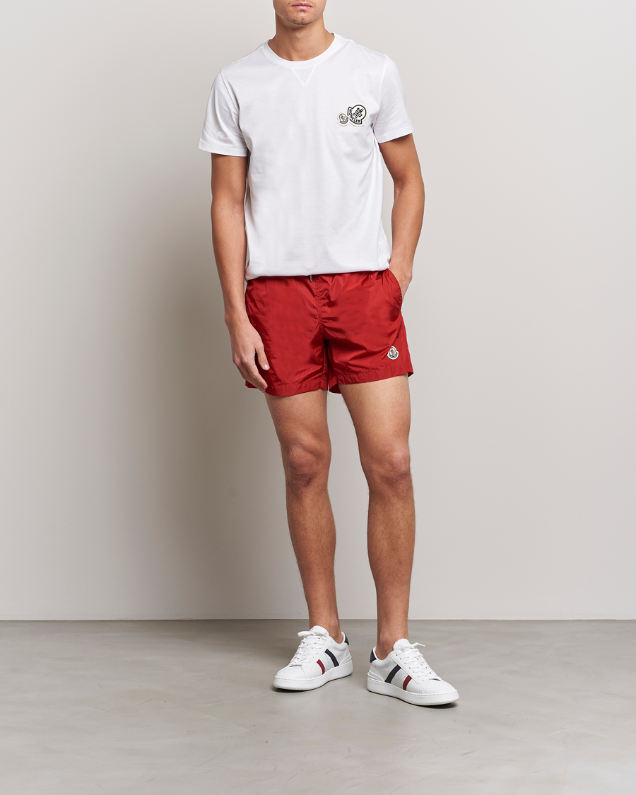 Men | Swimwear | Moncler | Nylon Swim Trunks Red