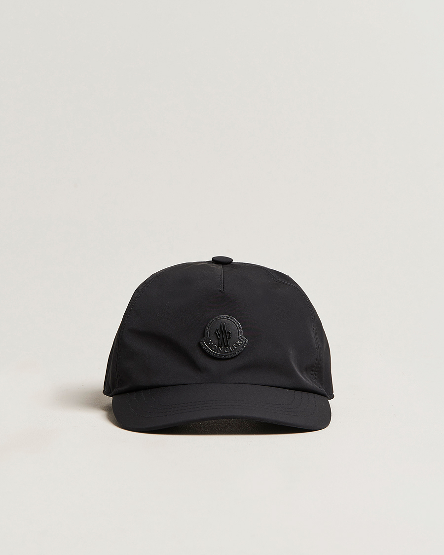 Moncler Tonal Logo Baseball Cap Black at CareOfCarl.com