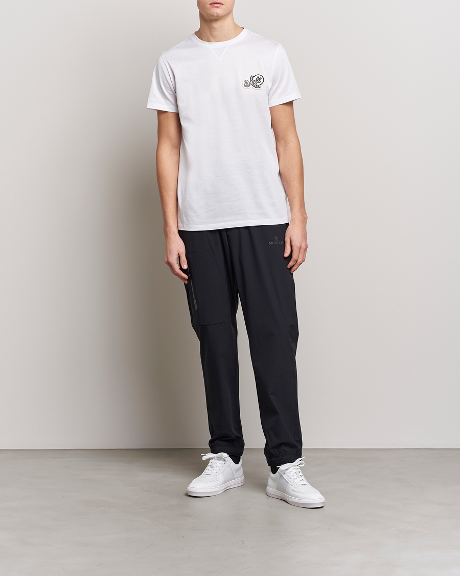 Men | T-Shirts | Moncler | Double Logo T-Shirt White