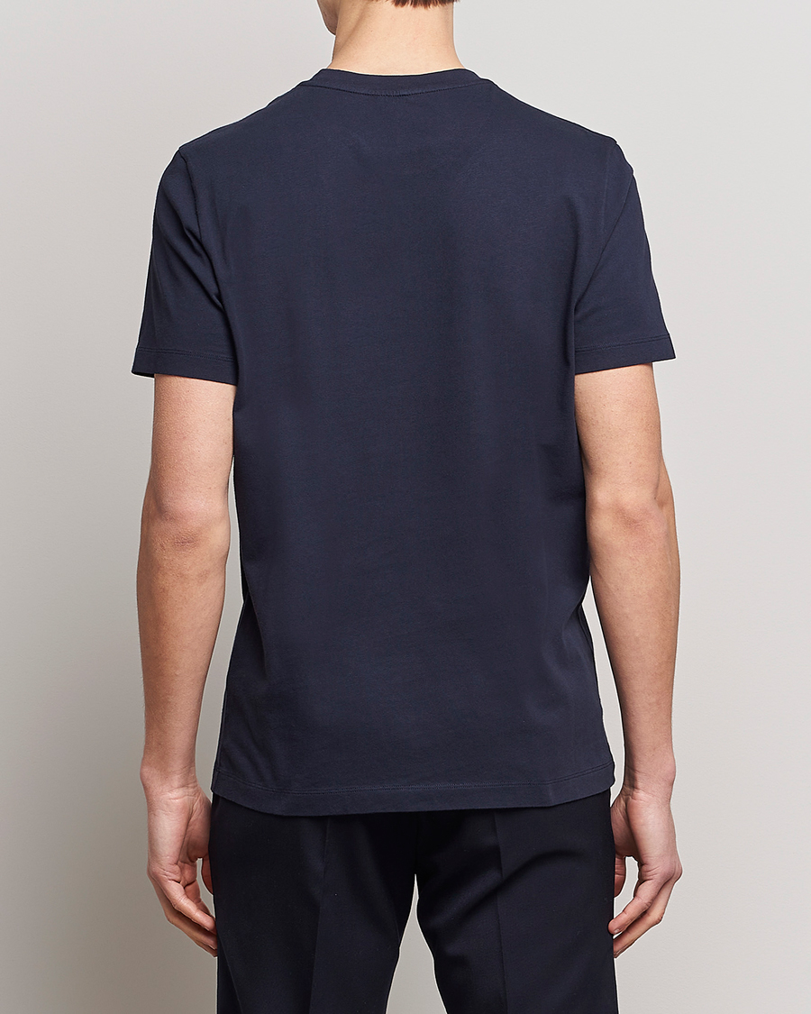 Men | T-Shirts | Moncler | Lettering T-Shirt Navy
