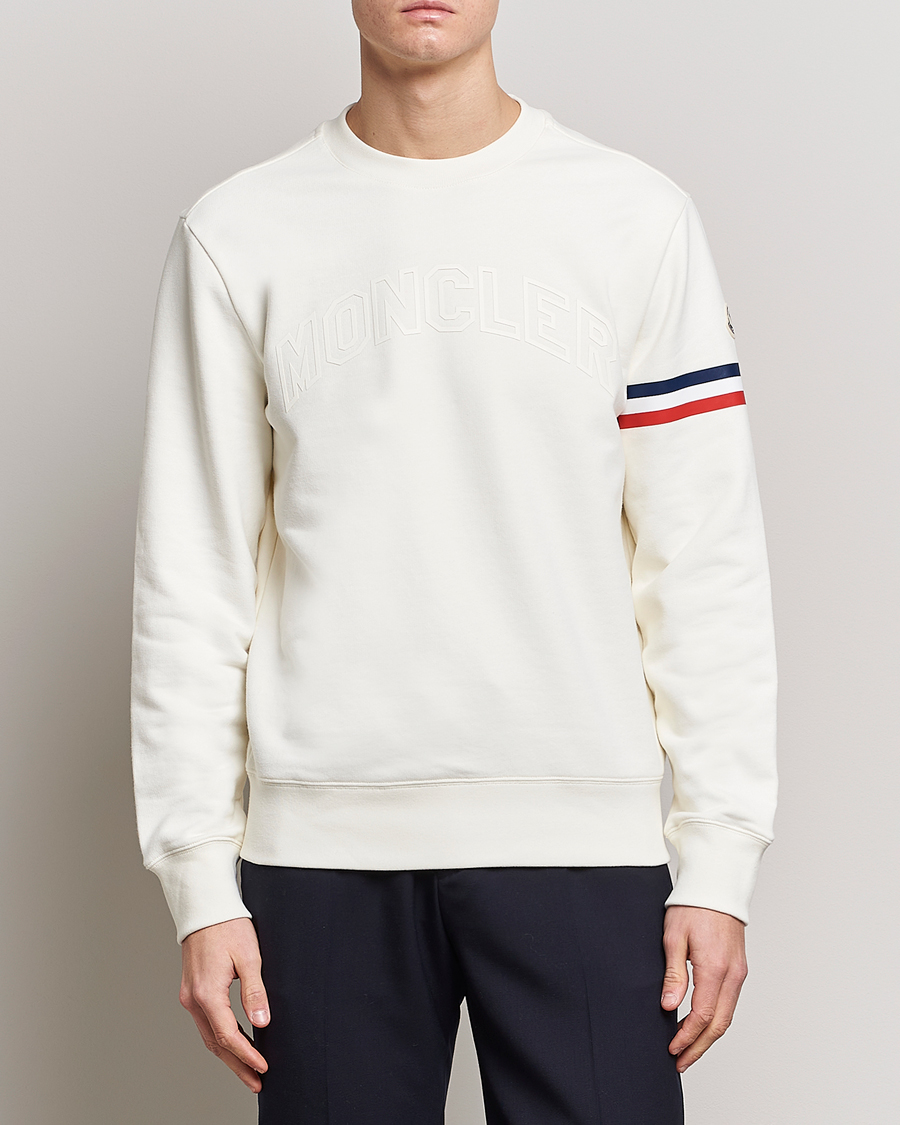 Men | Moncler | Moncler | Armband Logo Sweatshirt White