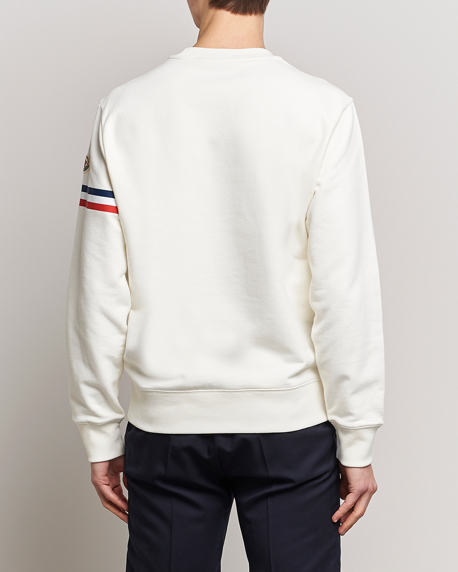 Men | Sweaters & Knitwear | Moncler | Armband Logo Sweatshirt White