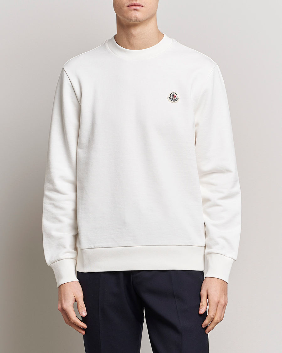 Men | Moncler | Moncler | Logo Patch Sweatshirt White