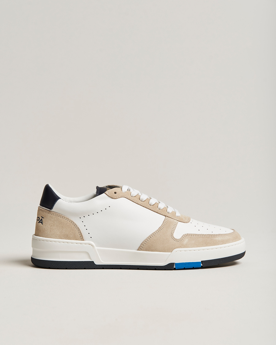Men | Zespà ZSP23 MAX Nappa/Suede Sneakers Frost/Navy | Zespà | ZSP23 MAX Nappa/Suede Sneakers Frost/Navy