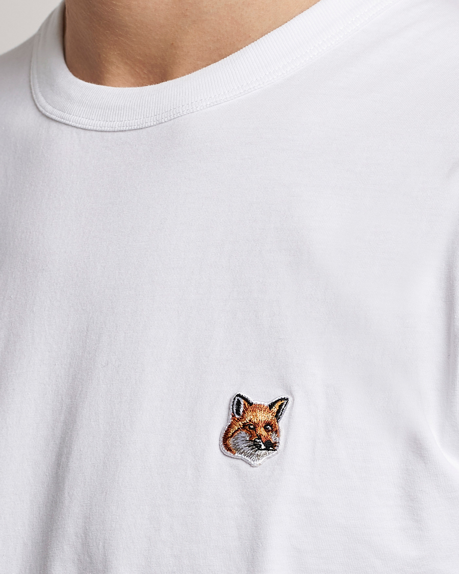 Men | T-Shirts | Maison Kitsuné | Fox Head T-Shirt White