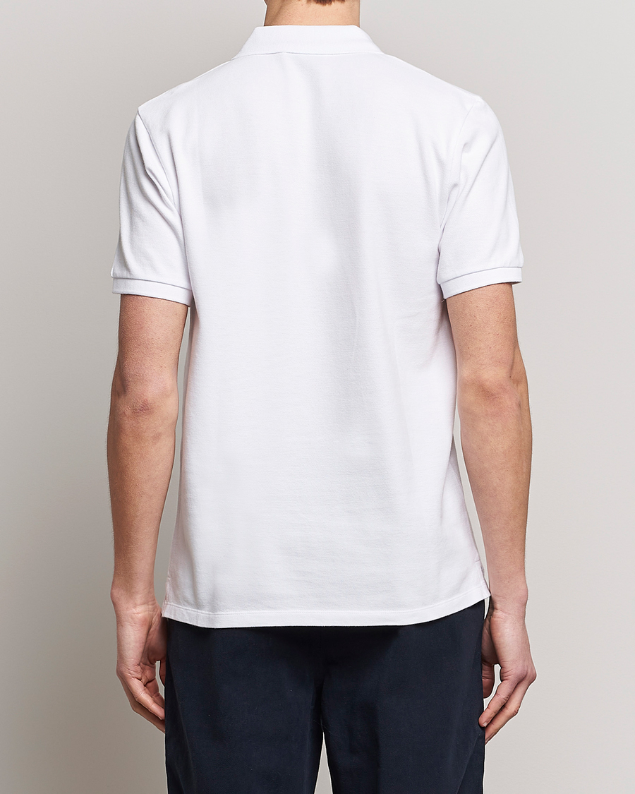 Men | Polo Shirts | Maison Kitsuné | Fox Head Polo White