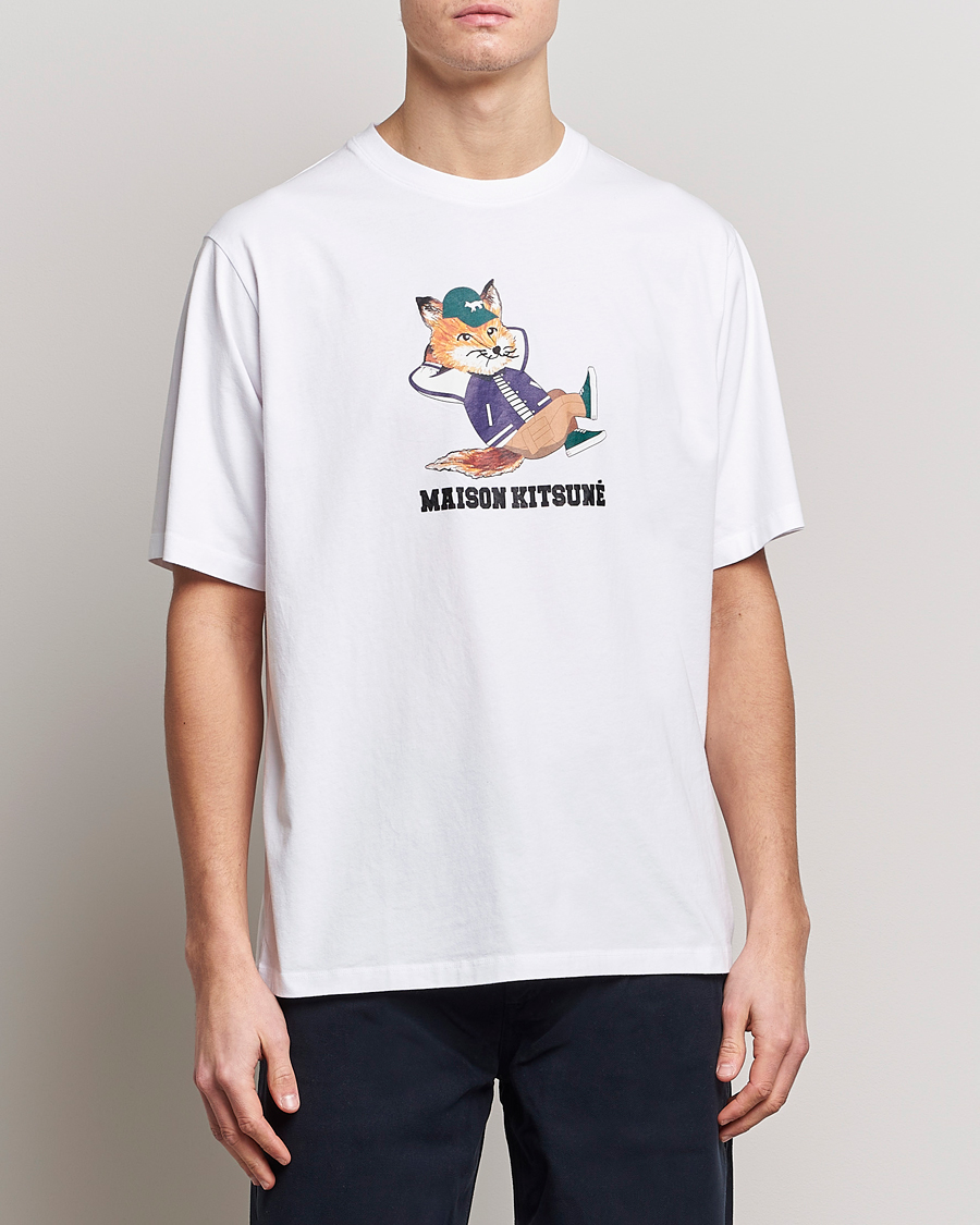 maison kitsune DRESSED FOX tシャツ white L