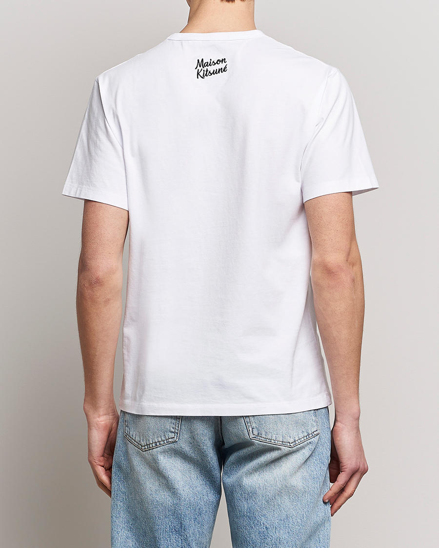 Men | T-Shirts | Maison Kitsuné | Summer Fox Print Tee White