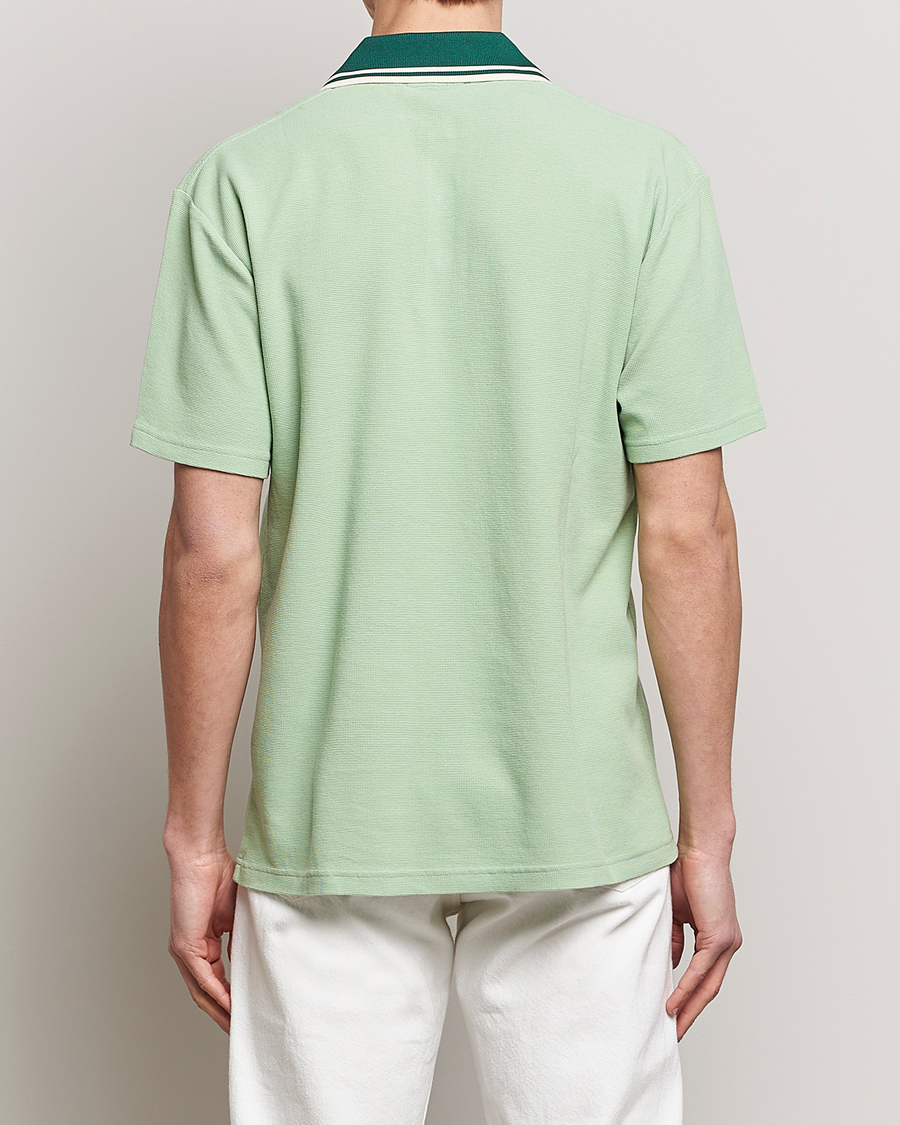 Men | Polo Shirts | Maison Kitsuné | Tonal Fox Head Polo Mint