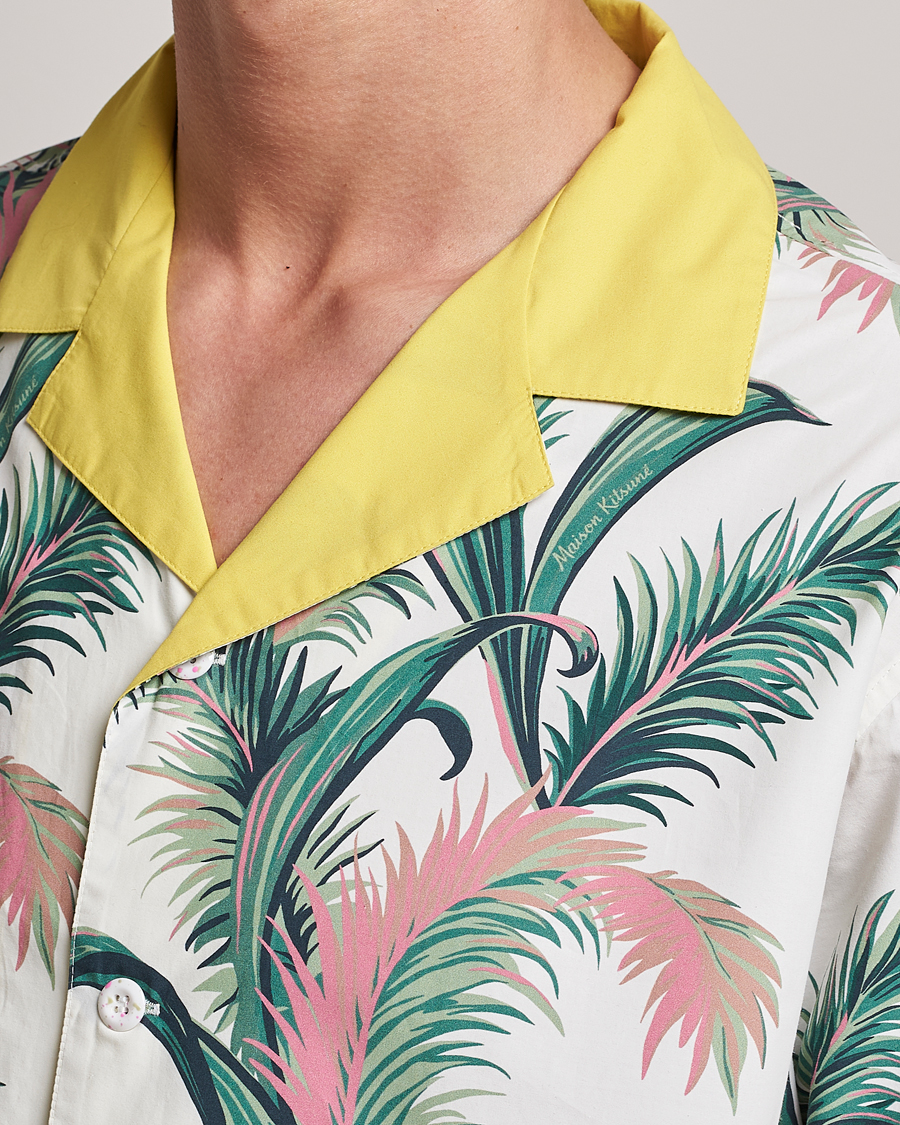 Men | Shirts | Maison Kitsuné | Palm Front Resort Shirt Multicolor