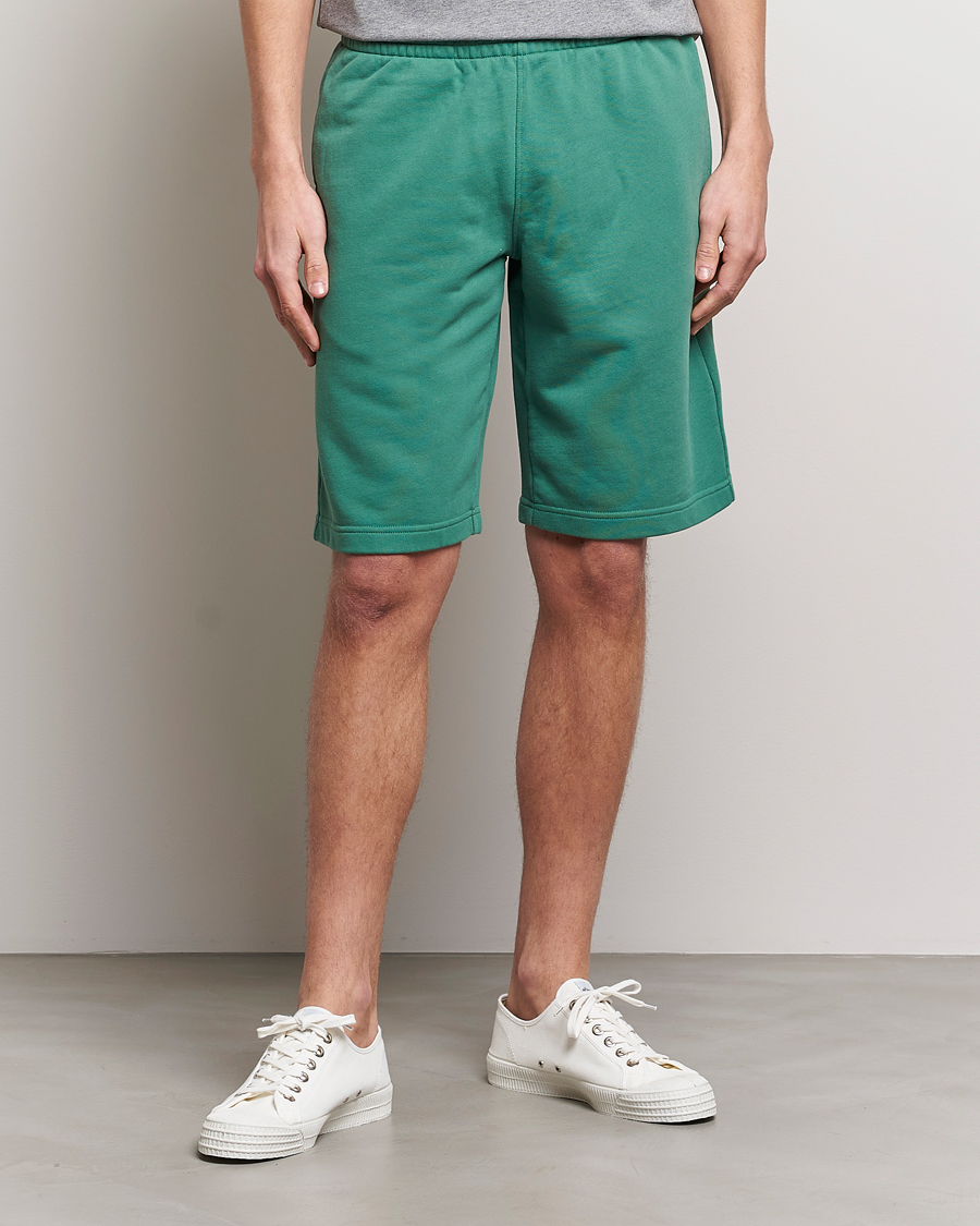 Men | Sweatshorts | Maison Kitsuné | Crest Jog Shorts Tropical Green