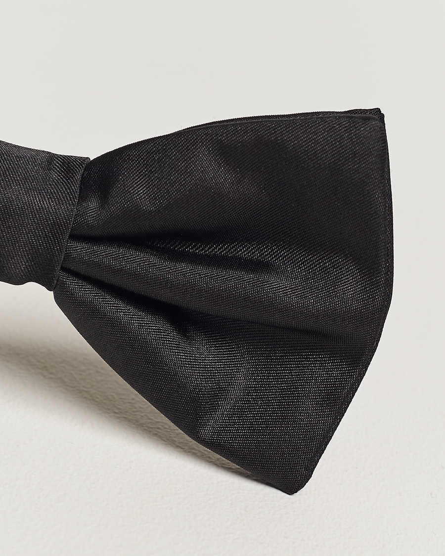 Men | Bow Ties | BOSS BLACK | Silk Pre Tie Black