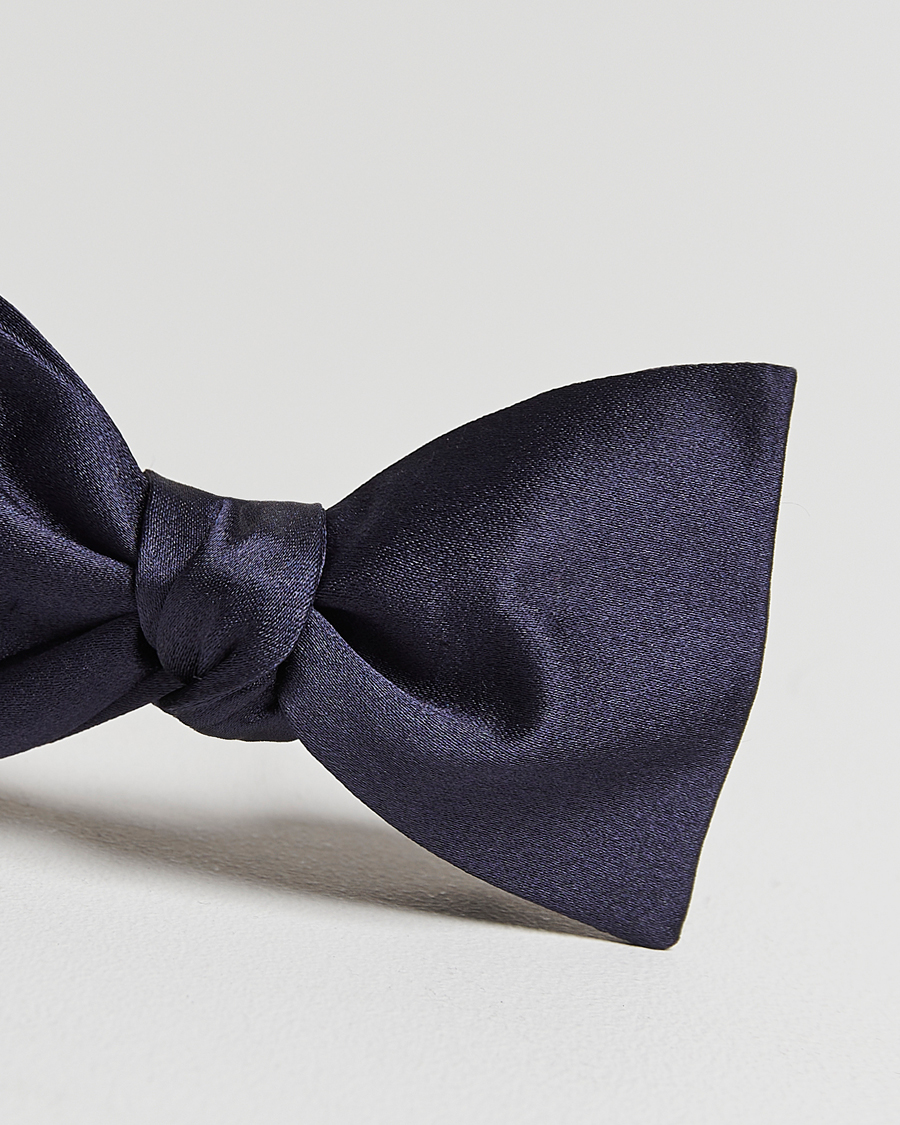 Men | Bow Ties | Amanda Christensen | Self Tie Silk Ceremony Navy