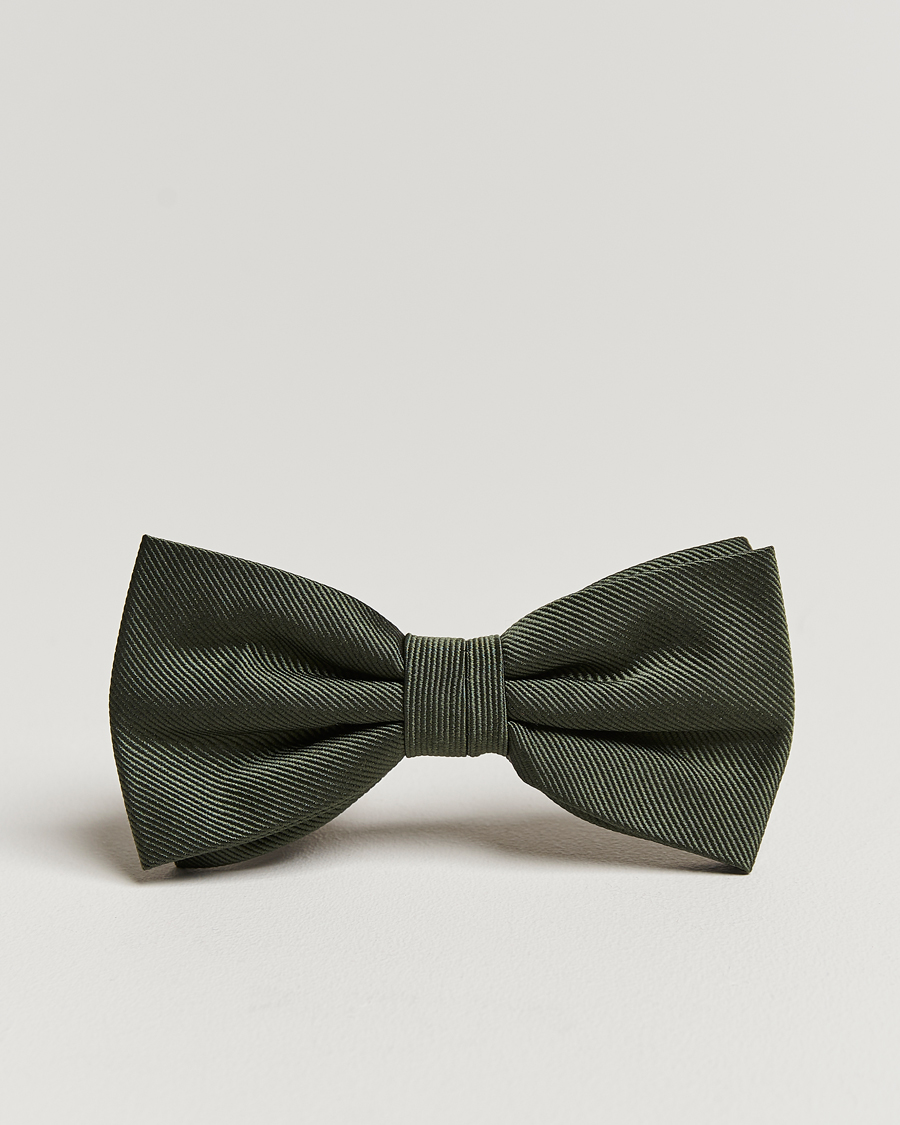 Men | Bow Ties | Amanda Christensen | Pre Tie Silk Olive