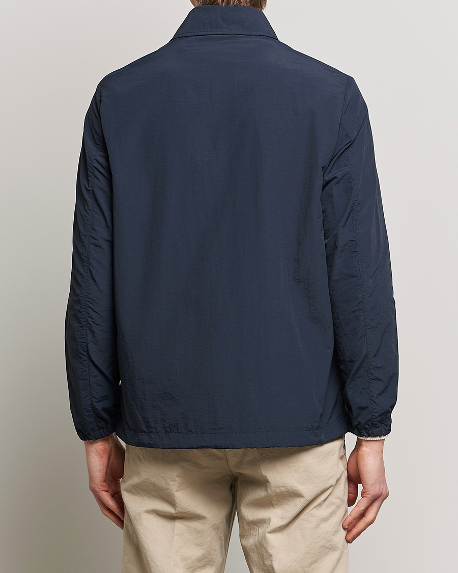 Men | Coats & Jackets | Baracuta | Nylon Coach Jacket Navy