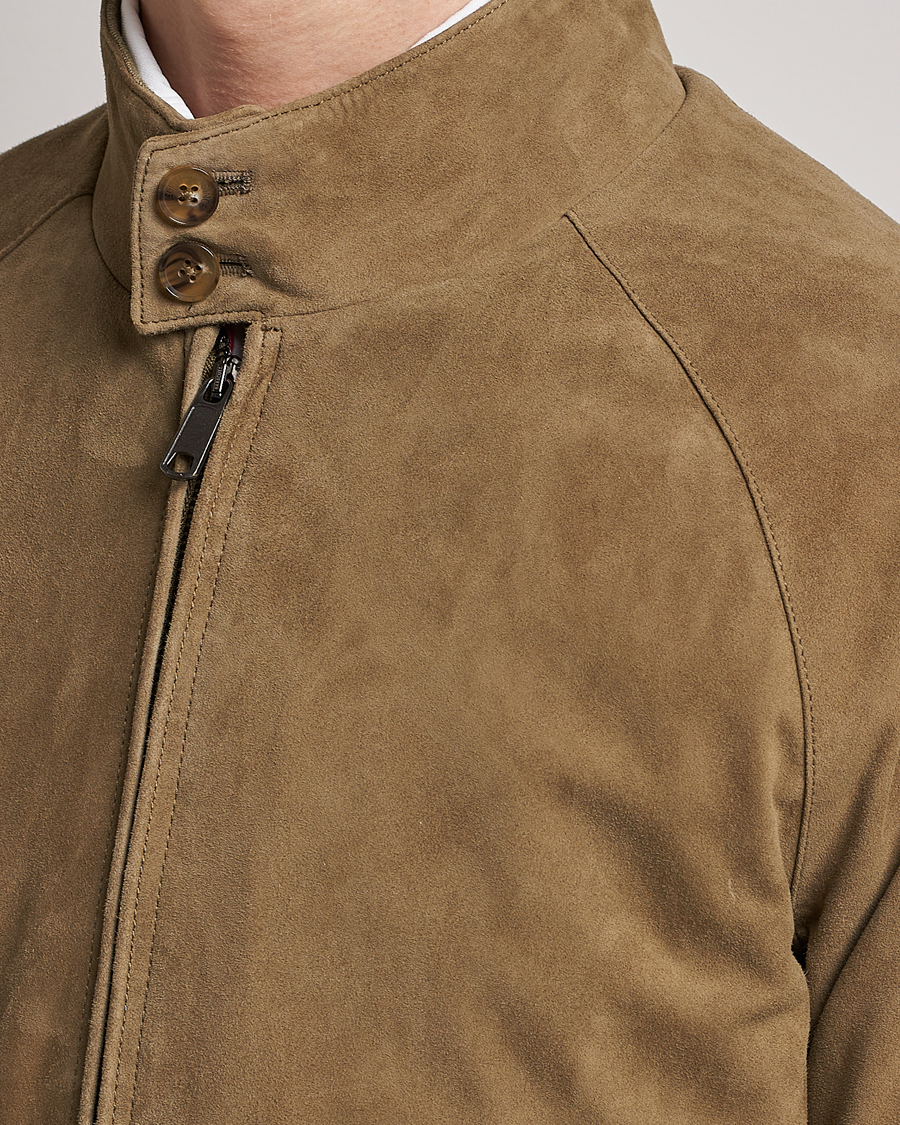 Men | Coats & Jackets | Baracuta | G9 Suede Jacket Bark