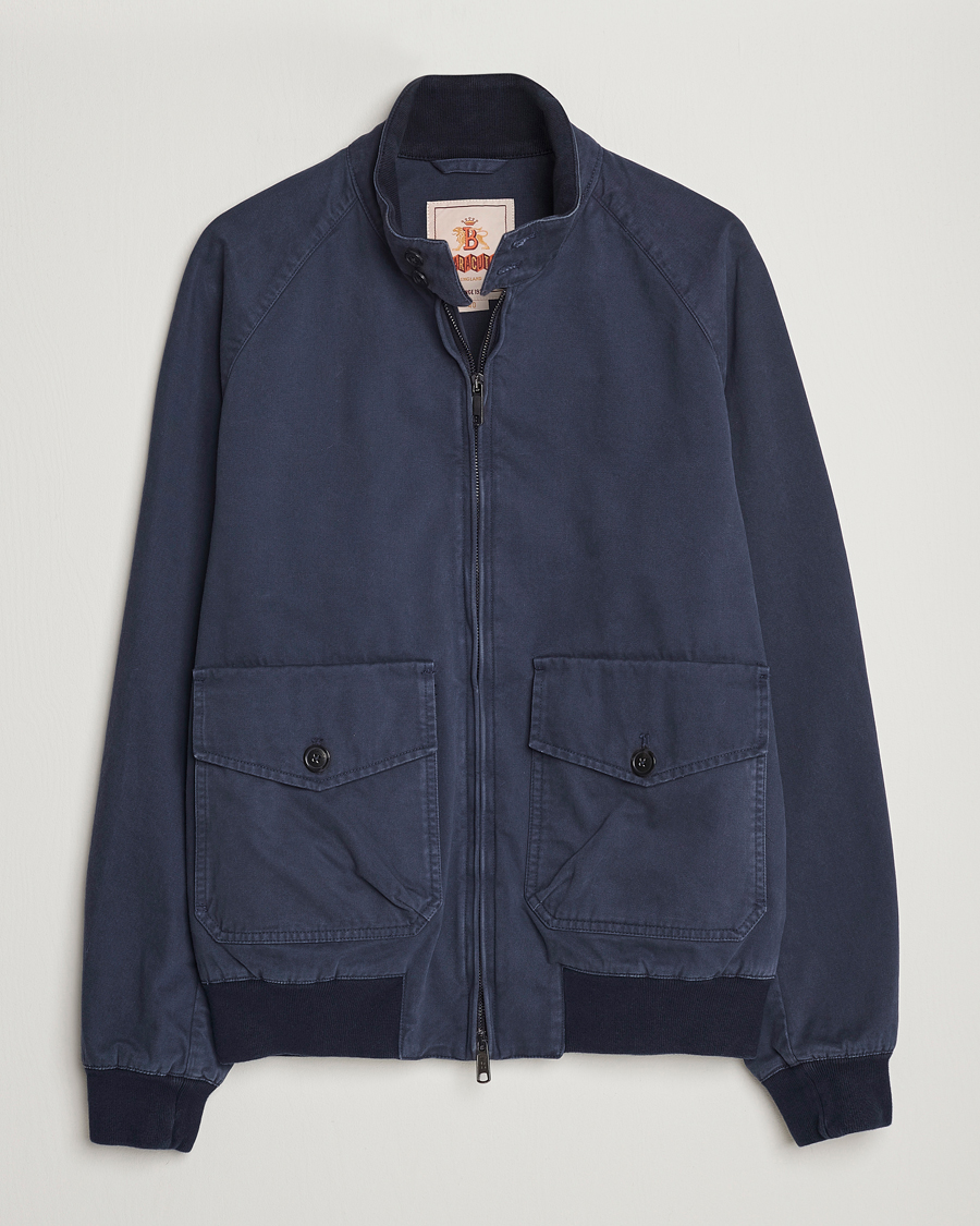 Men | Coats & Jackets | Baracuta | Authentic Fit Pocket G9 Gabardine Jacket Navy
