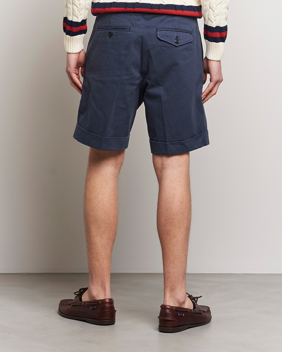 Men | Shorts | Baracuta | Gabardine Chino Shorts Navy