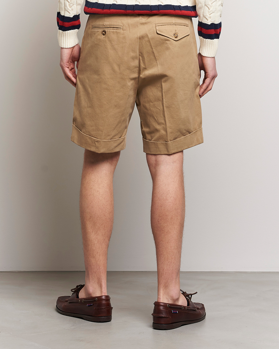 Men | Shorts | Baracuta | Gabardine Chino Shorts Tan