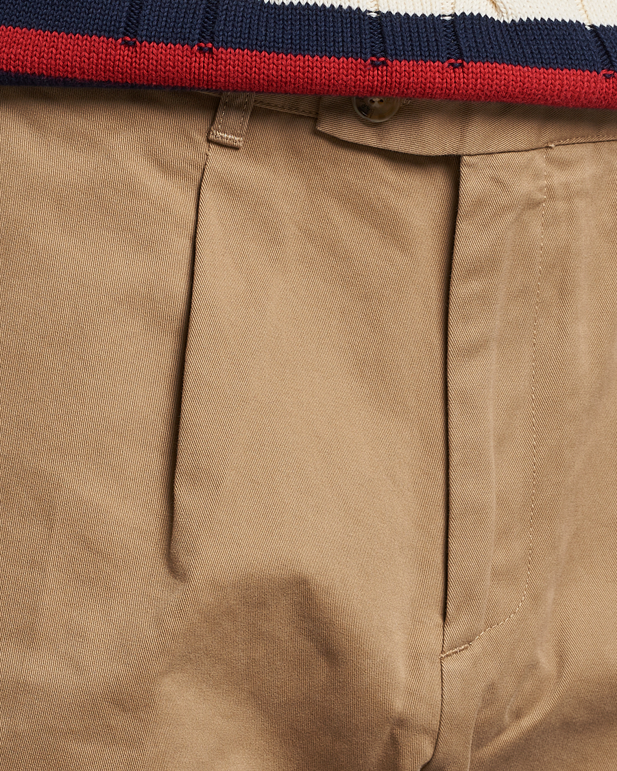 Men | Shorts | Baracuta | Gabardine Chino Shorts Tan