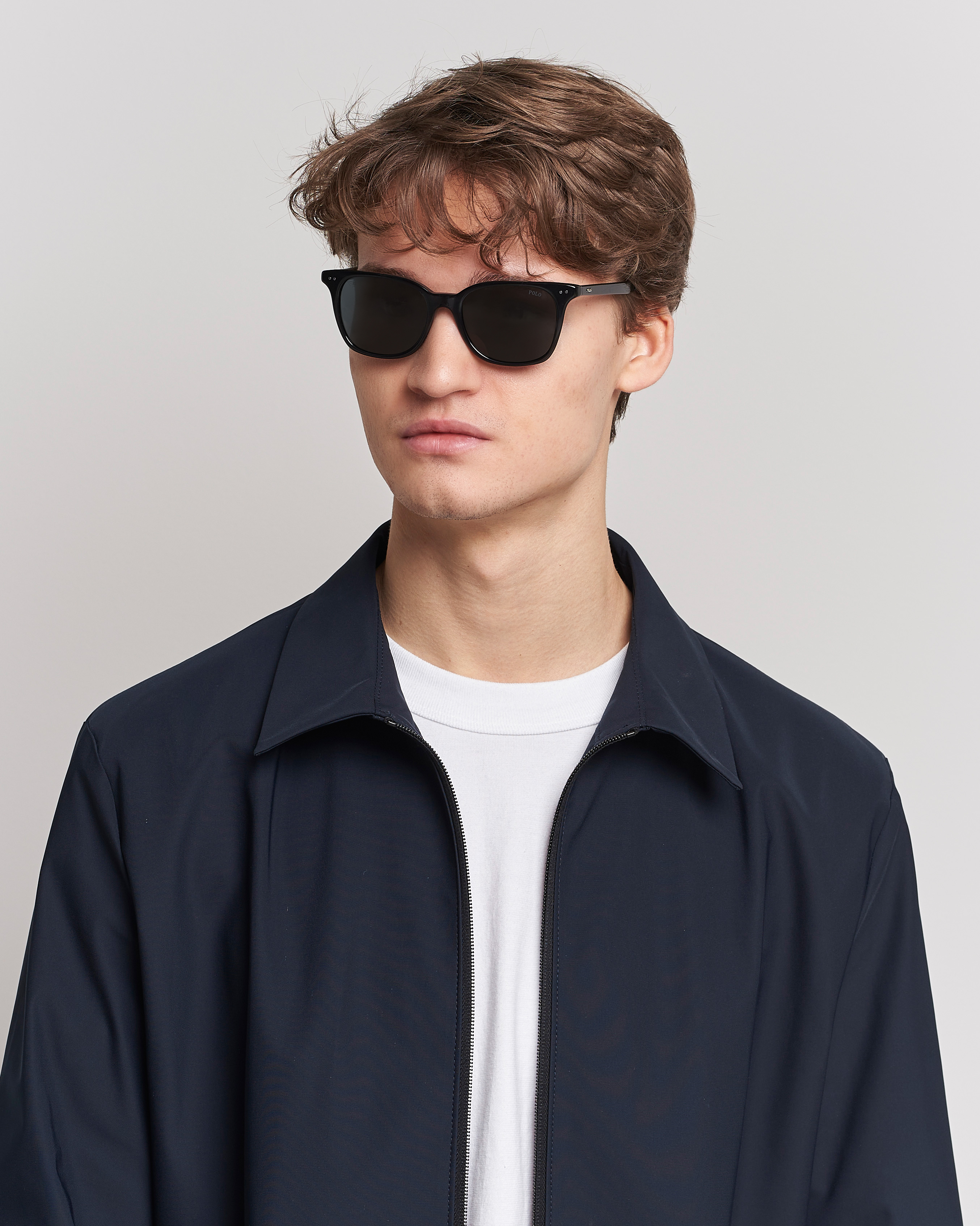 Men | D-frame Sunglasses | Polo Ralph Lauren | 0PH4187 Sunglasses Shiny Black