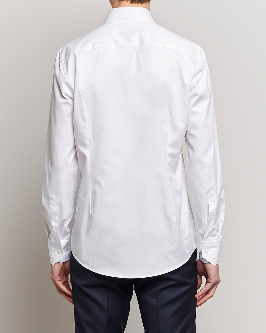 Men | Shirts | Stenströms | Slimline Kent Collar Shirt White