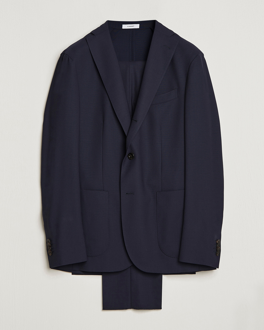 Men | Soon in stock | Boglioli | K Jacket Wool Suit Navy