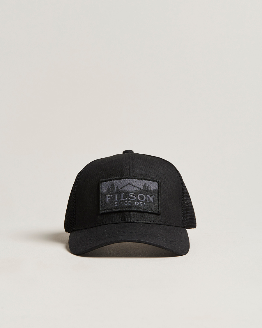 Filson Logger Mesh Cap Black at CareOfCarl.com