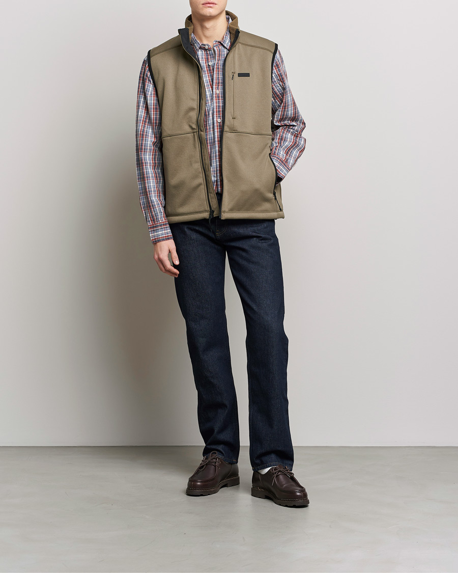 Men | Gilets | Filson | Granite Ridge Fleece Vest Field Olive