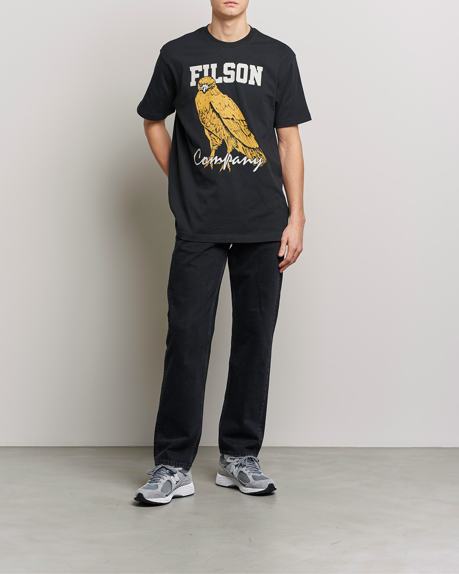 Men | T-Shirts | Filson | Pioneer Graphic T-Shirt Black