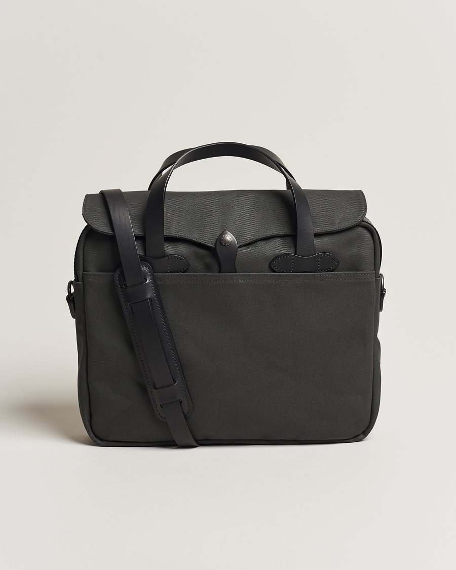 Men | Filson Original Briefcase Faded Black | Filson | Original Briefcase Faded Black