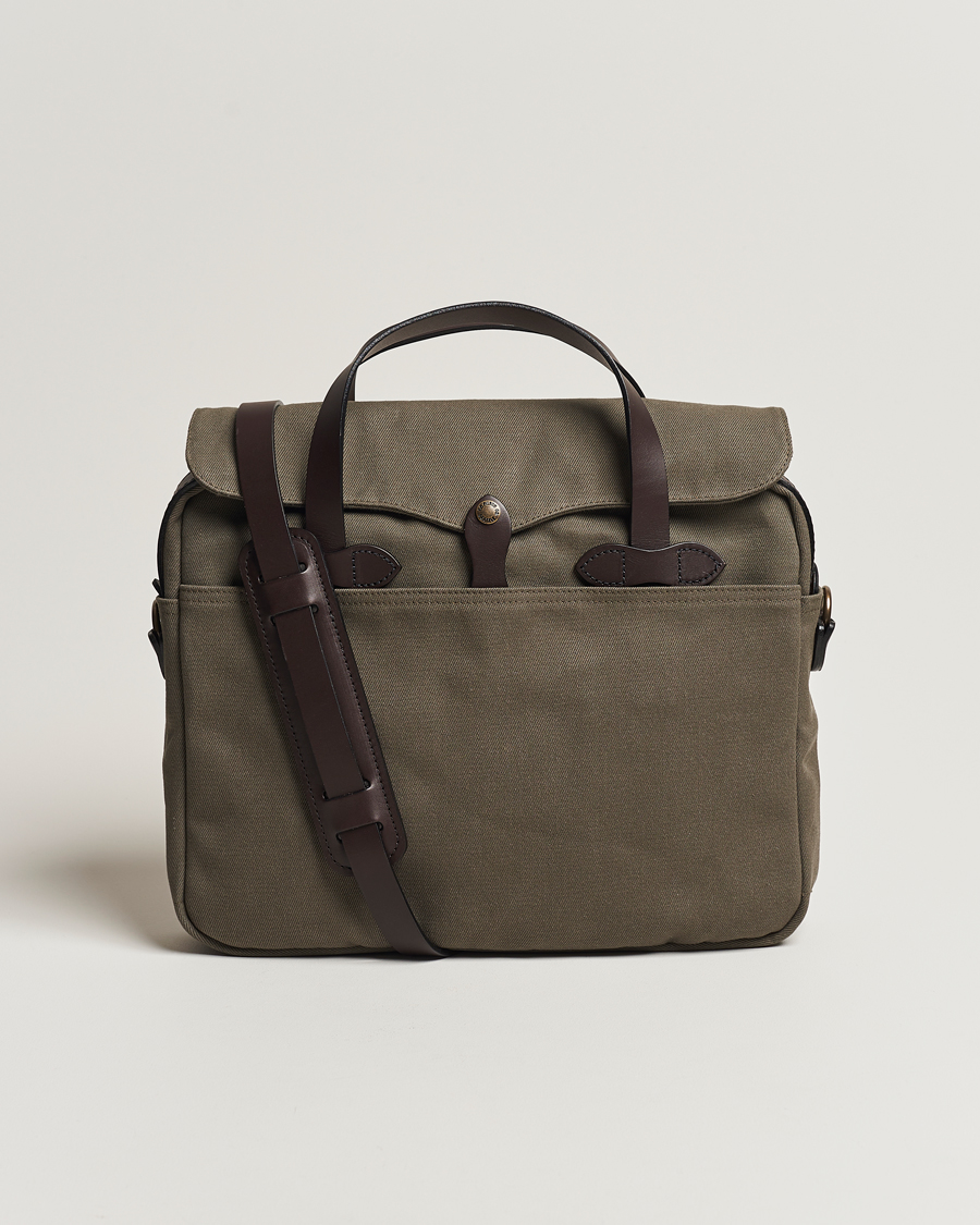 Men | Bags | Filson | Original Briefcase Otter Green