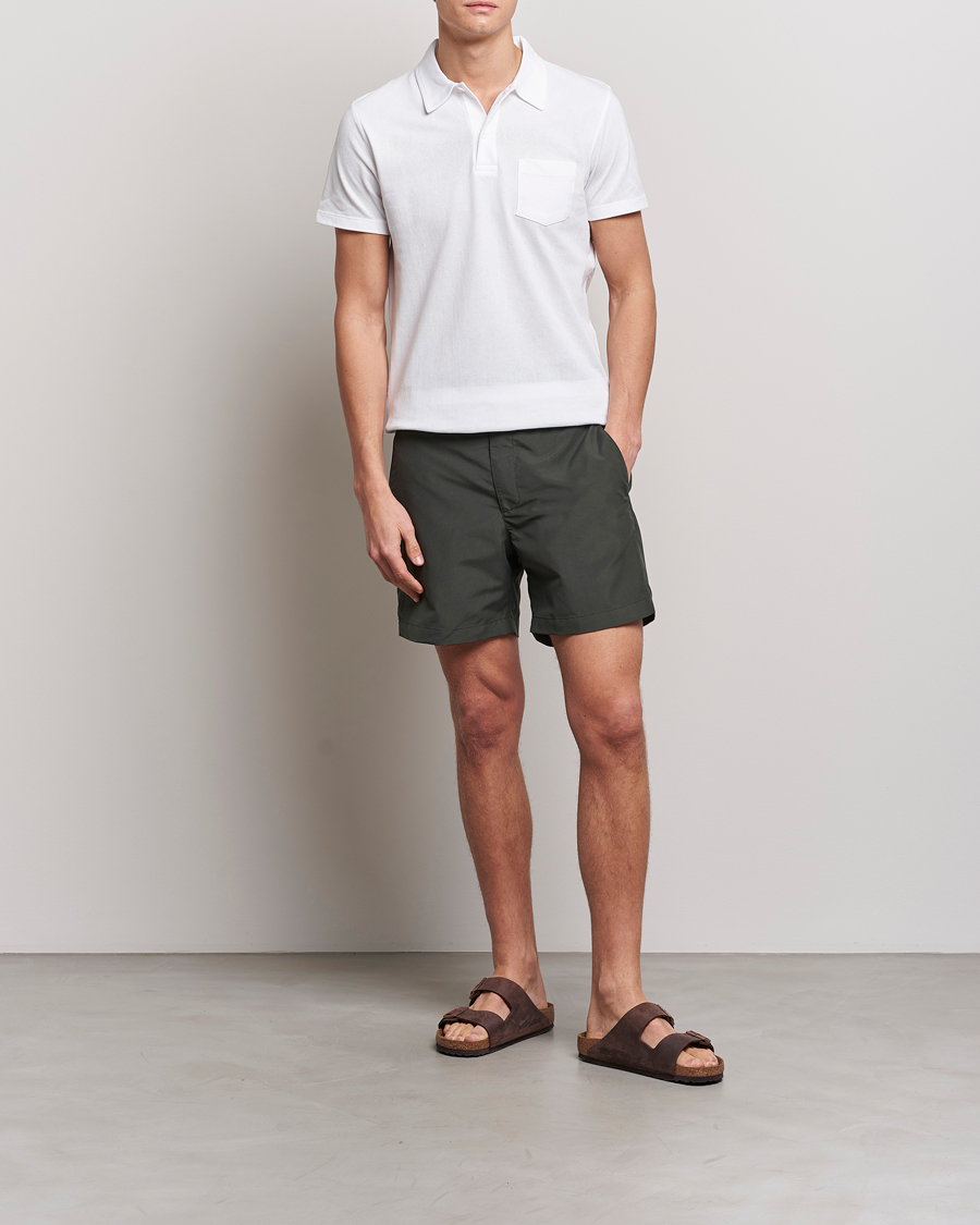 Men | Swimwear | The Resort Co | Tailored Swim Shorts Aloe Grey