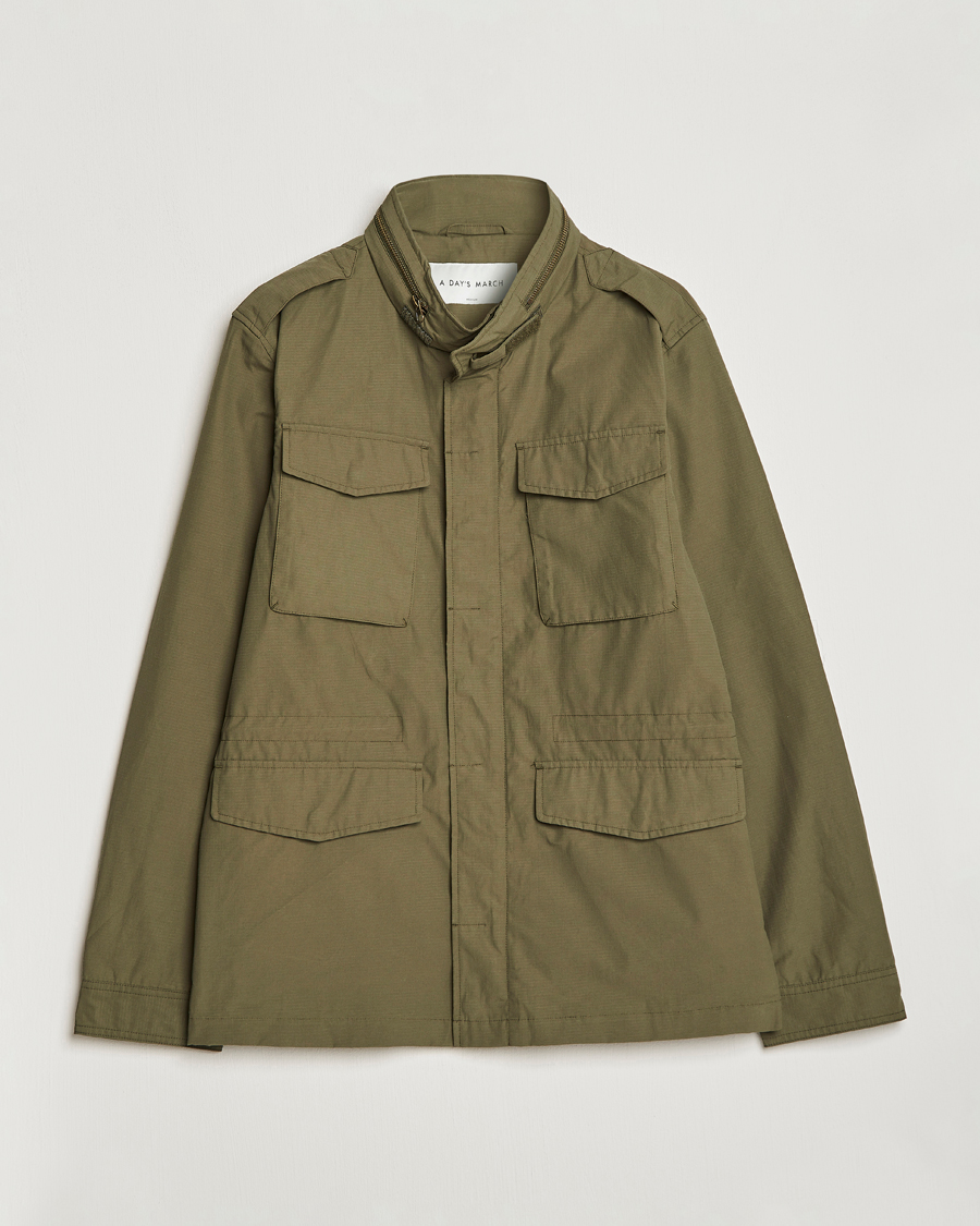 Men | Coats & Jackets | A Day's March | Barnett M65 Jacket Olive