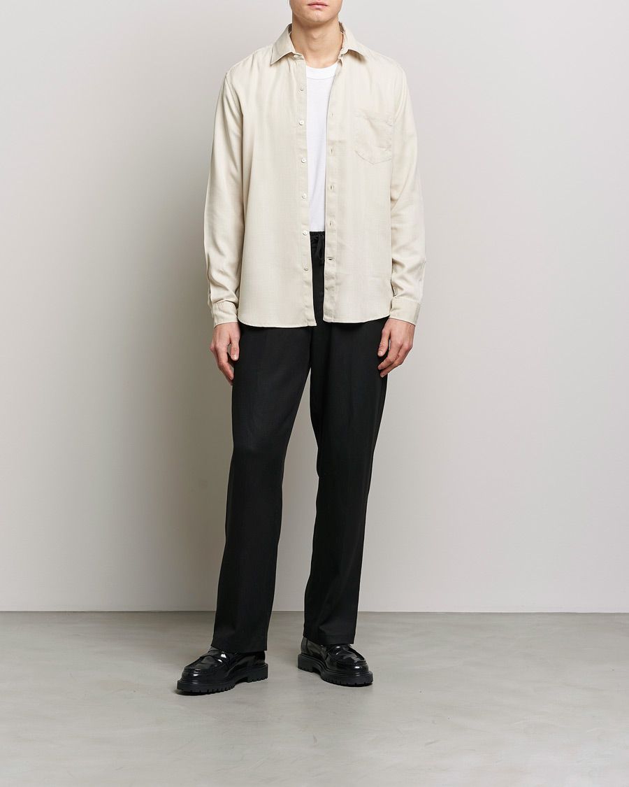 Men | Shirts | A Day's March | Daintree Tencel Shirt Sand