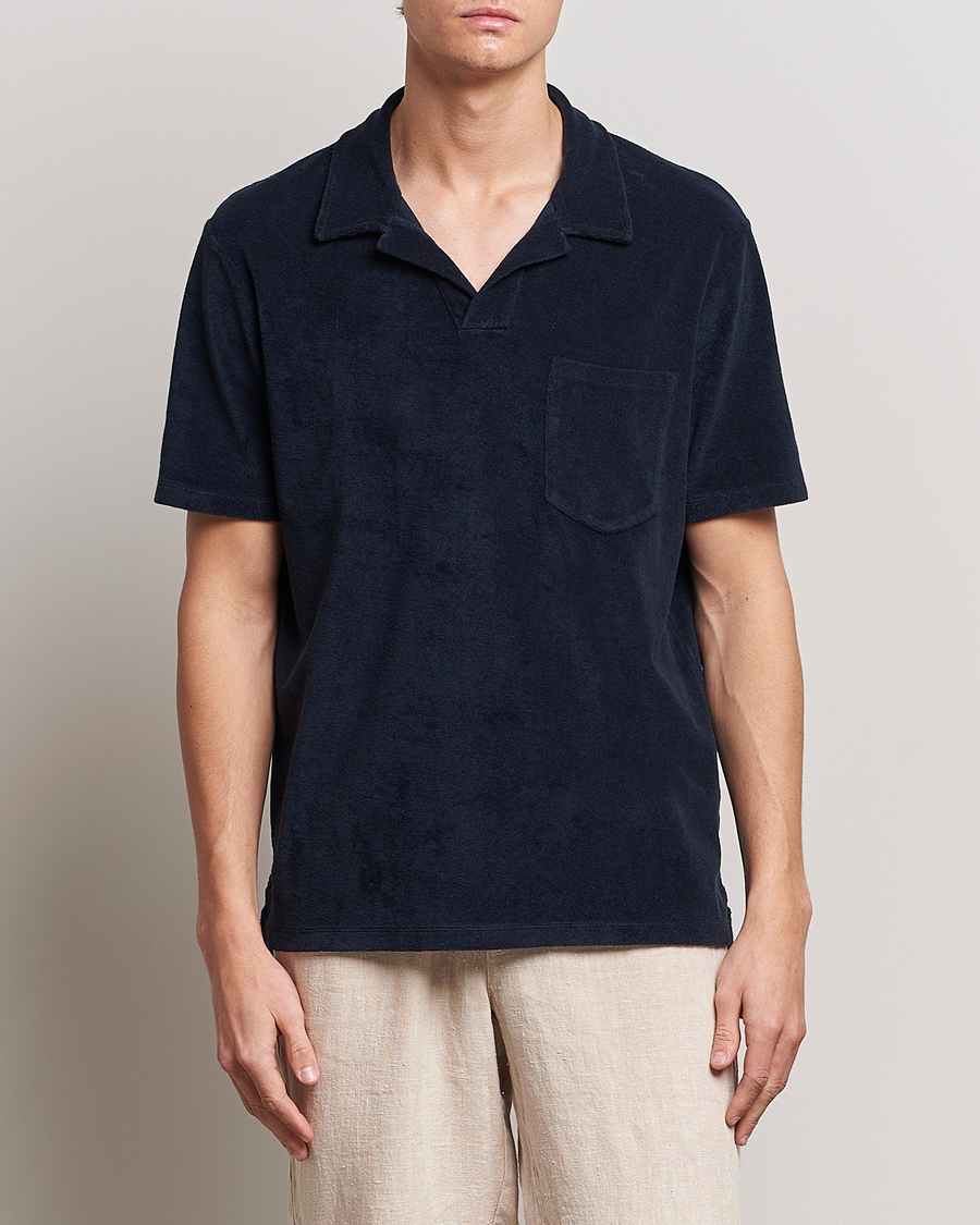 Men | Sale | A Day's March | Terry Polo Navy