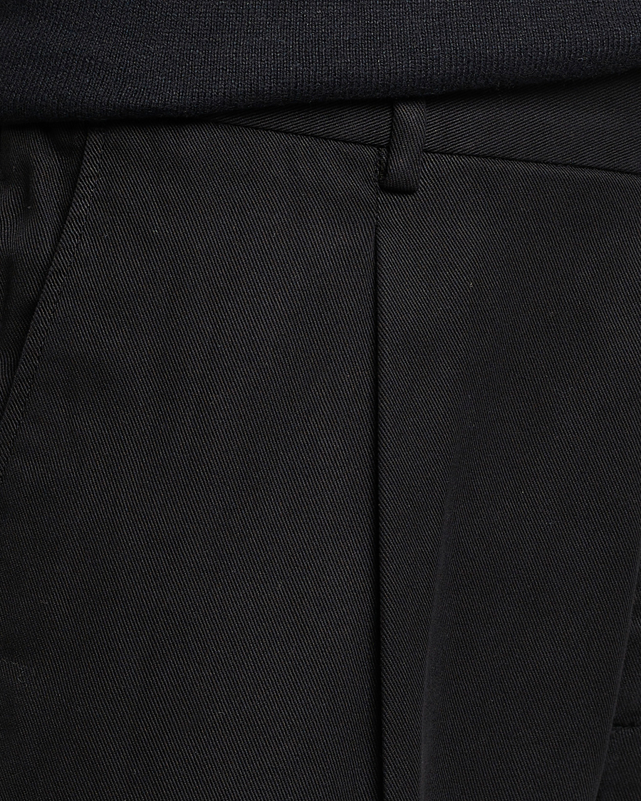 Men | Trousers | A Day's March | Smart Trouser Tencel Black